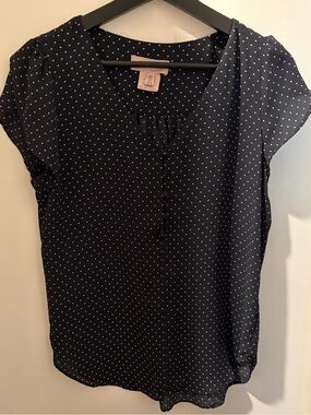 Philosophy Polka Dot Top